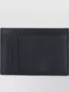 Valentino Slim Compact Leather Wallets In Blue