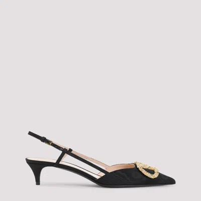Valentino Garavani Sling Back In Black