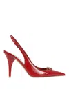 Valentino V Logo The Bold Edition Sling Back Pump In Red