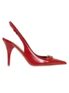 Valentino V Logo The Bold Edition Sling Back Pump In Ro Rosso V