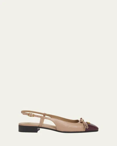 VALENTINO GARAVANI SLINGBACK BALLERINA PUMPS