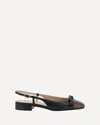 Valentino Valet Du Roi Leather Slingback Ballerina Flat
