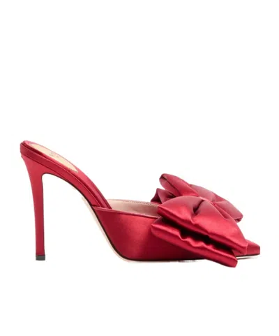 Valentino Garavani Slingback High-heeled Sandals In Red