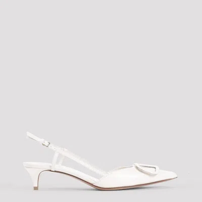 Valentino Garavani Slingback In Light Ivory