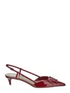 Valentino Slingback Pumps In Red