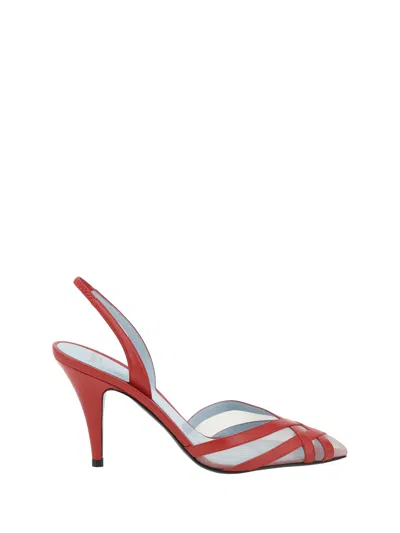 Valentino Garavani Impudance Slingback Neckline In Red