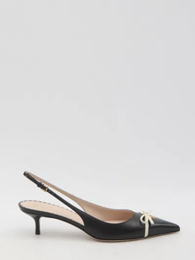 VALENTINO GARAVANI SLINGBACK PUMPS WITH VLOGO SIGNATURE