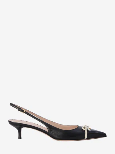 VALENTINO GARAVANI SLINGBACK PUMPS WITH VLOGO SIGNATURE