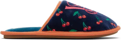 Valentino Garavani Slingback Slippers In Multi