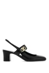 Valentino Vlogo Signature 60 Leather Slingback Pump In Black