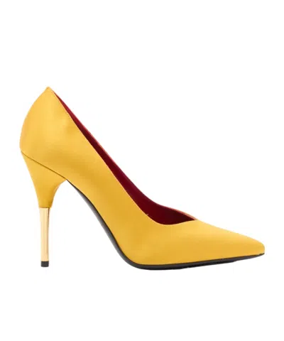 Valentino Garavani Slip-on High Heels In Canary