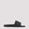 Valentino Garavani Black Sandals With Vlogo Detail On The Front In Tech Fabric Man