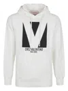 Valentino Garavani White Cotton Sweatshirt In White