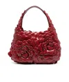 Valentino Small 03 Rose Edition Tote In Red