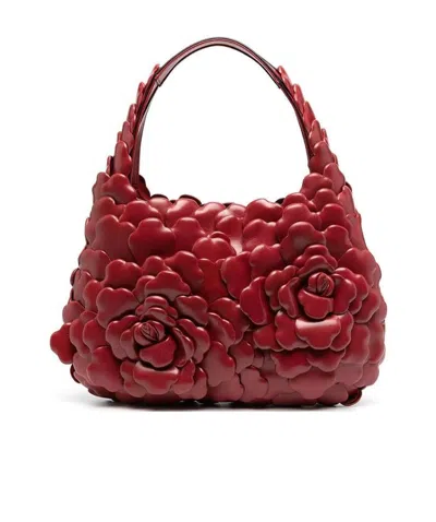 Valentino Garavani Small 03 Rose Edition Tote In Red