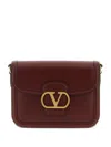 Valentino Womens Brick Ruby 9to5 Small Leather Shoulder Bag In Red