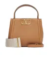 Valentino Small Alltime Tote Bag In Brown