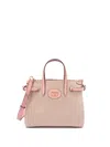 Valentino Antibes Canvas And Karung Shopping Tote Bag