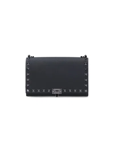 Valentino Garavani Small Bag "rockstud" In Black  