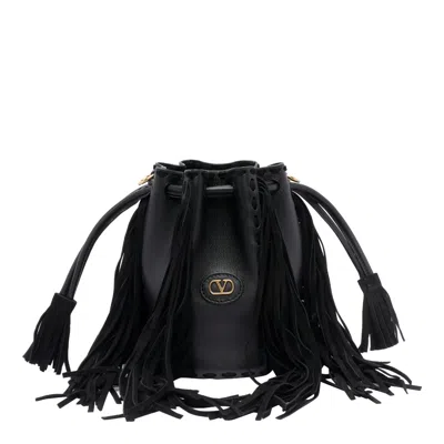 Valentino Garavani Small Bucket In Black