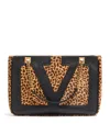 Valentino Garavani Viva Superstar Medium Shopping Bag In Calfskin With Pony Effect In Brown