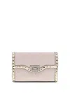 Valentino Small Canvas Rockstud Shoulder Bag