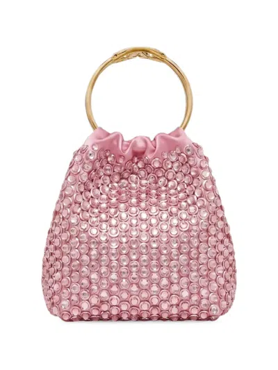 Valentino Garavani Small Carry Secrets Bucket Bag In Pink