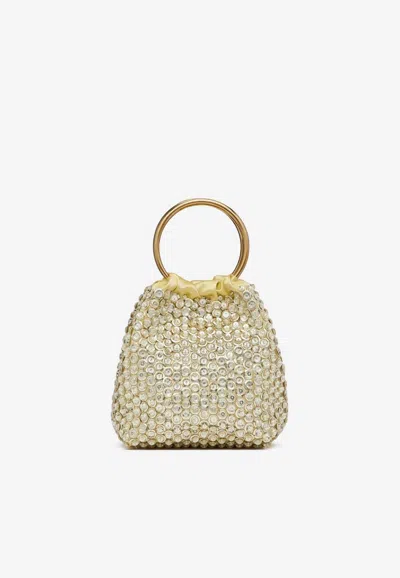 Valentino Garavani Small Carry Secrets Embellished Bucket Bag