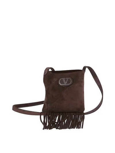 Valentino Garavani Small Cross Body In Brown