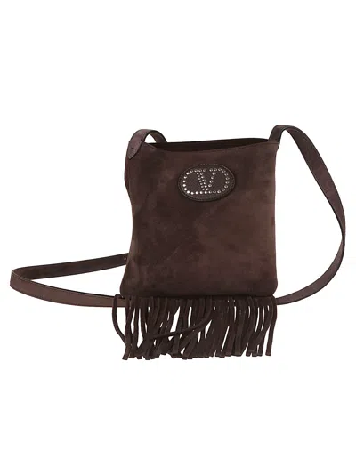 Valentino Garavani Small Cross Body In Testa Di Moro Fondant