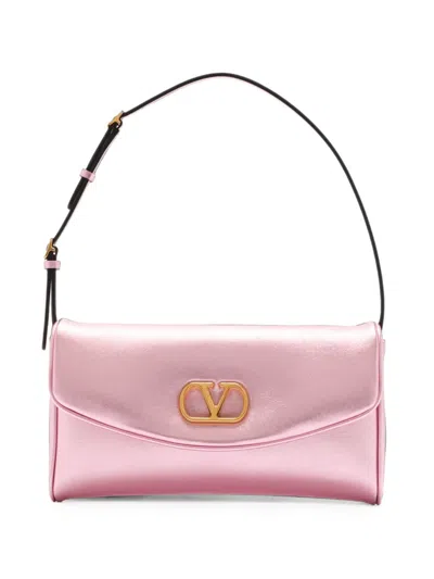 Valentino Garavani Small Devain Shoulder Bag In Black
