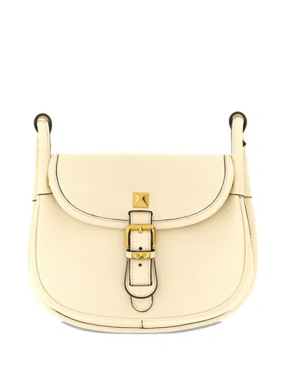 Valentino Garavani Valentinogaravani Flaneuse Small Shoulder Bag In Neutral