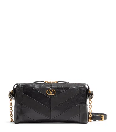 VALENTINO GARAVANI SMALL LAMBSKIN PANTHEA SHOULDER BAG