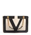 Valentino Garavani Garavani Viva Superstar Medium Nappa Leather Shopping Bag Woman Butter/black Uni