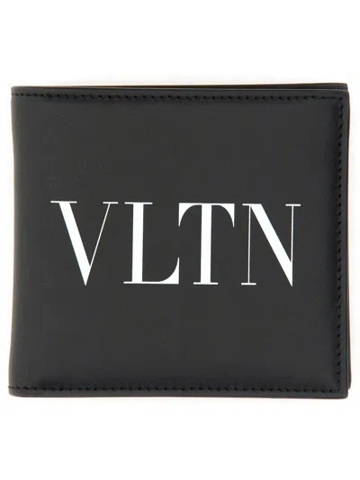 Valentino Garavani Black 'vltn' Wallet