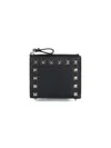 Valentino Garavani Rockstud Flap Wallet In Black