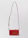 Valentino Crossbody Bags With Gold-tone Hardware And Chain Strap In Red