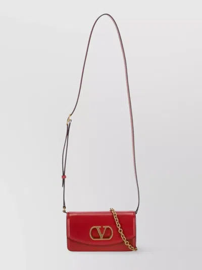 VALENTINO GARAVANI SMALL LEATHER SHOULDER BAG