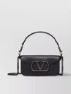 Valentino Small Leather Shoulder Bag With Chain-link Strap