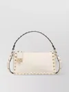 Valentino Small Leather Shoulder Bag With Rockstud Detailing