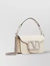 Valentino Small Leather Shoulder Bag With Swarovski Crystal