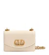 Valentino Leather Vlogo Signature Shoulder Bag In Neutral