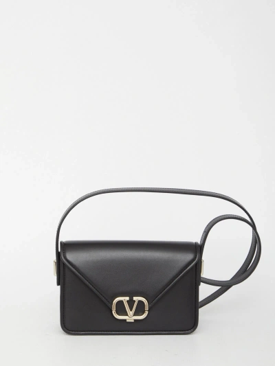Valentino Garavani Small Letter Bag In Black