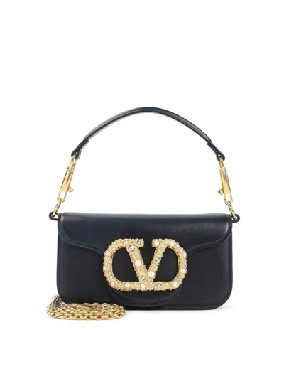 Valentino Garavani Small Loc Shoulder Bag In White