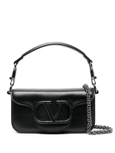 Valentino Garavani Vlogo Crossbody Bag In Schwarz