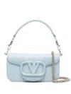 Valentino Loco Small Shoulder Bag In Blue