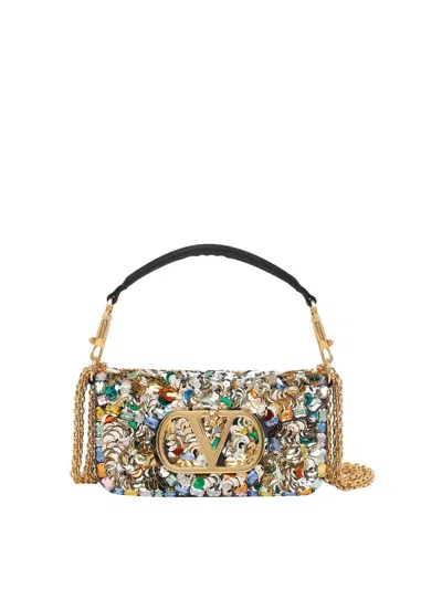 Valentino Garavani Small Loco Shoulder Bag In Multi