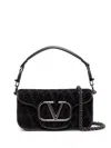 Valentino Small Locò Toile Iconographe Shoulder Bag In Schwarz