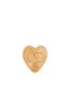 Valentino Vlogo Signature Heart-shaped Brooch