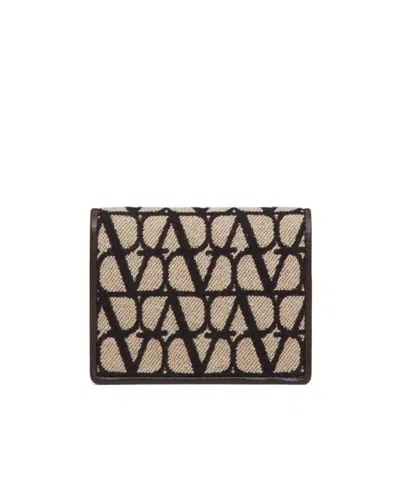 Valentino Garavani Small Printed Purse In Black